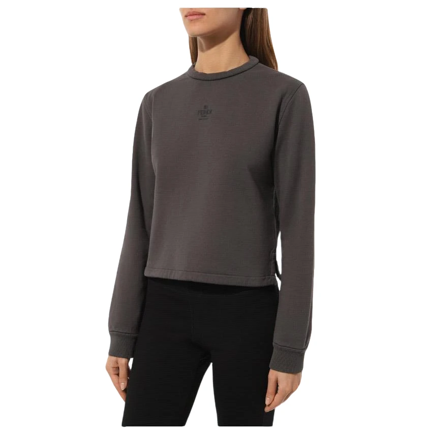 全新未使用 FENDI/芬迪 圆领长袖毛衣 灰色/M