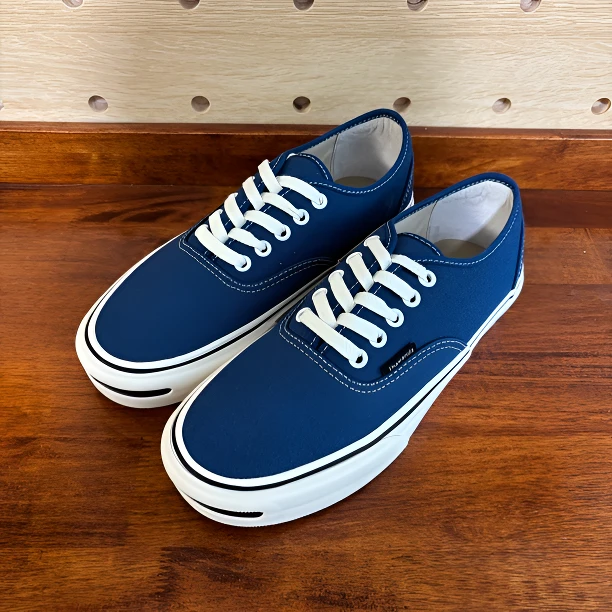 Thawanda断码浮力男女同款厚底蓝色开口笑硫化板鞋