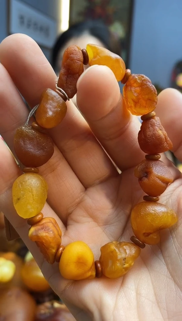 未镶嵌琥珀手串手串