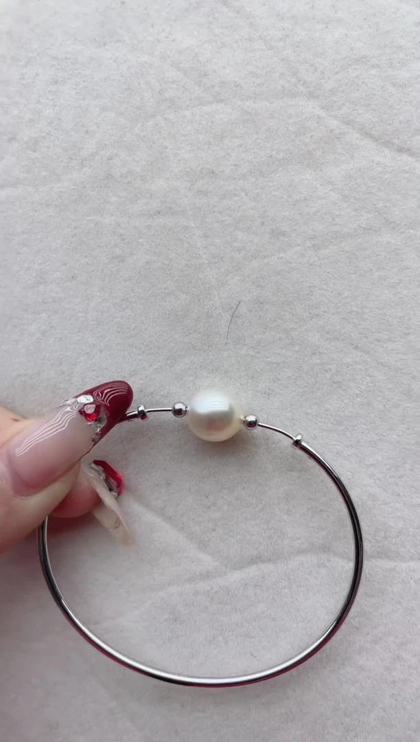 【闪购商品】海水珍珠手镯银S925镶嵌Y36