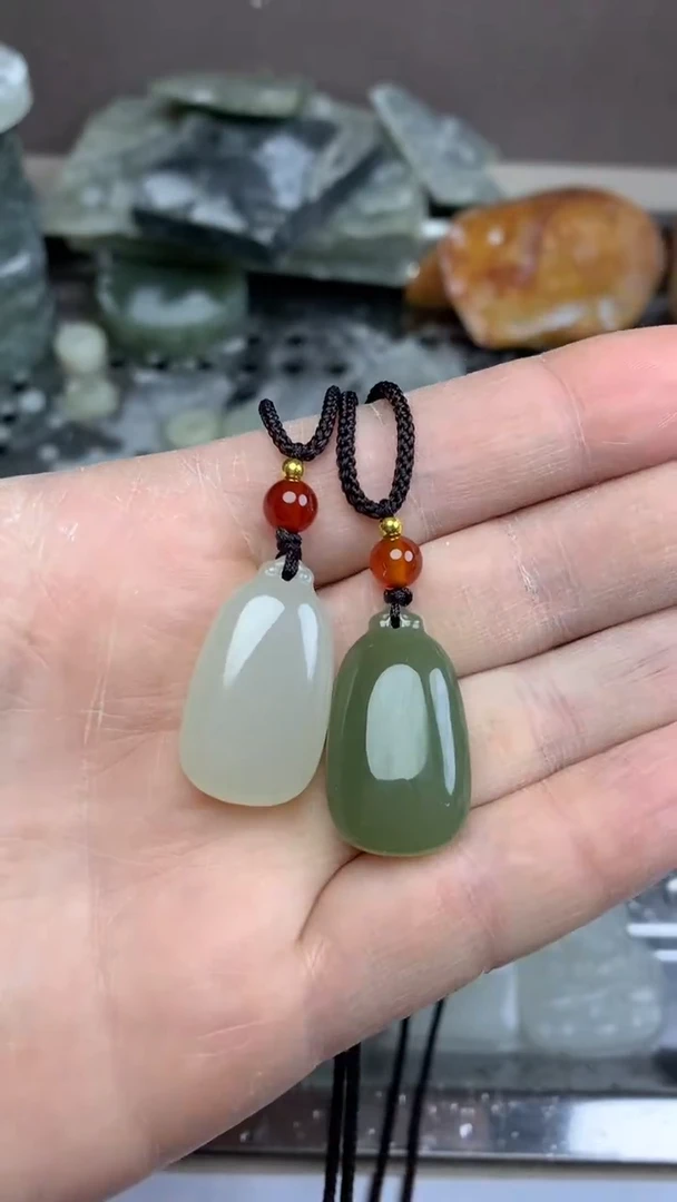 颈饰未镶嵌和田玉多样性发货 拍一发一