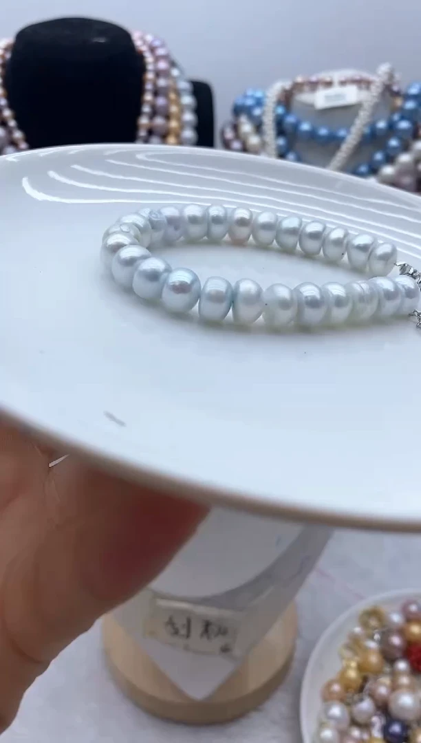 淡水珍珠钛钢颈饰27