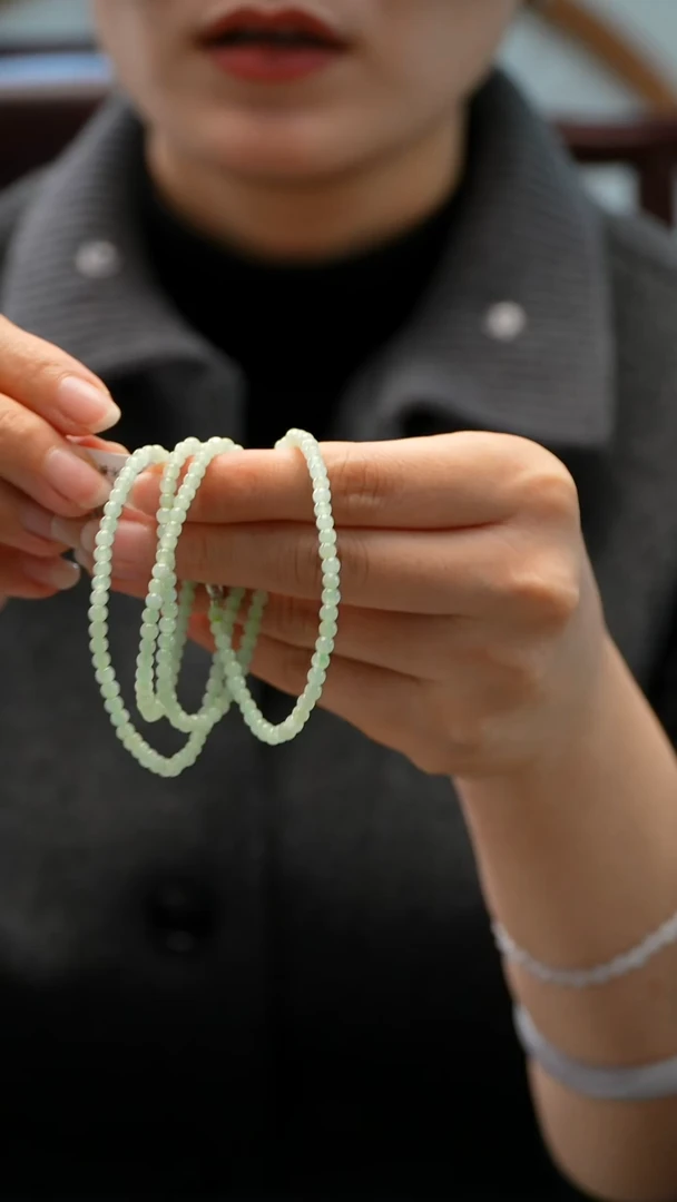 颈饰未镶嵌翡翠小米珠颈串