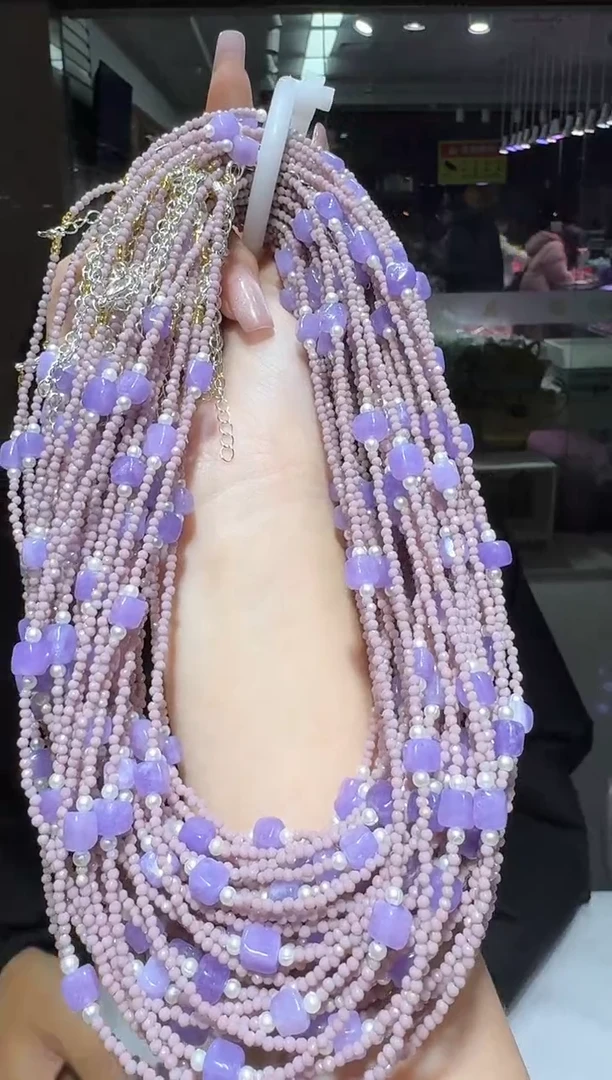 【闪购商品】水晶颈饰未镶嵌多样性发一件 085