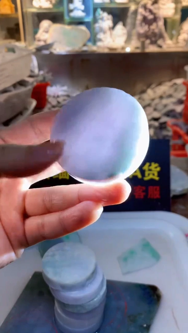 裸石翡翠0朗0翡翠珠宝948随机