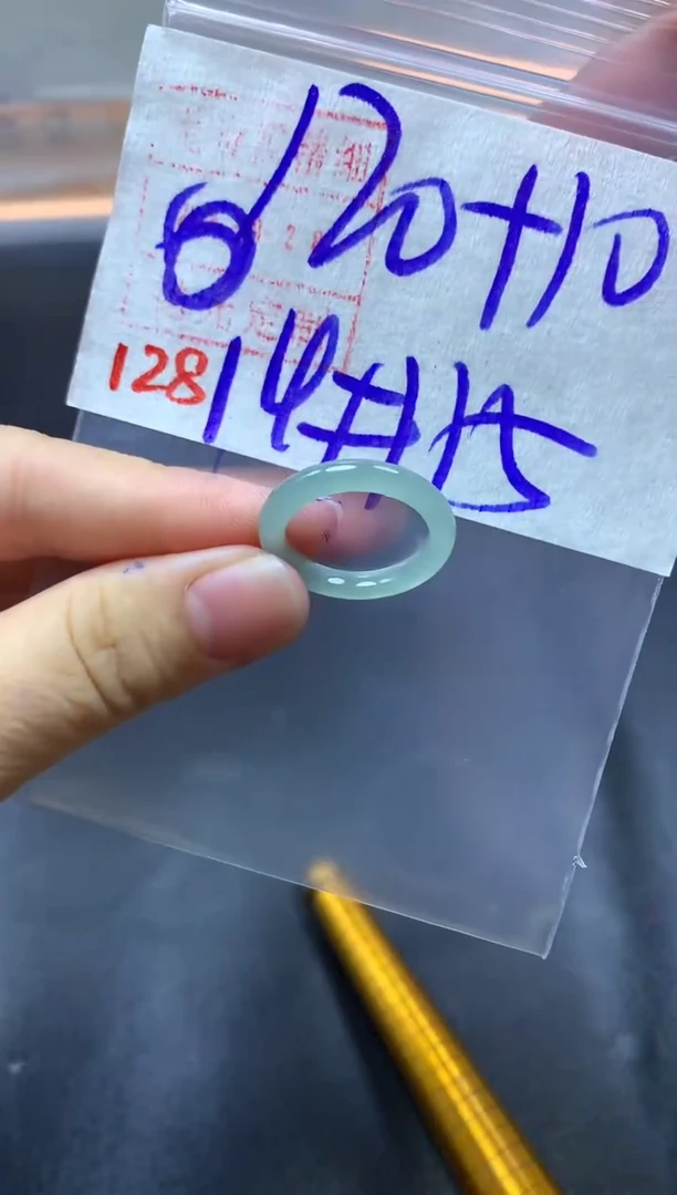 未镶嵌定制翡翠戒圈14-15#130毛货需精细抛光