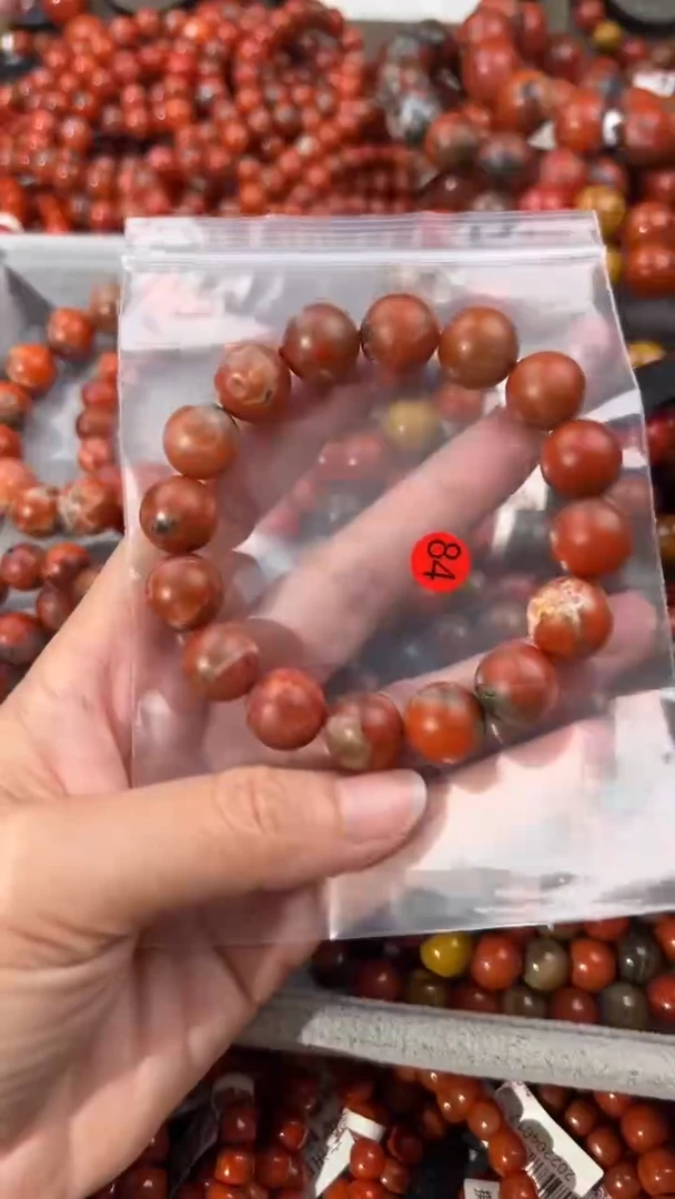 南红玛瑙手串未镶嵌13