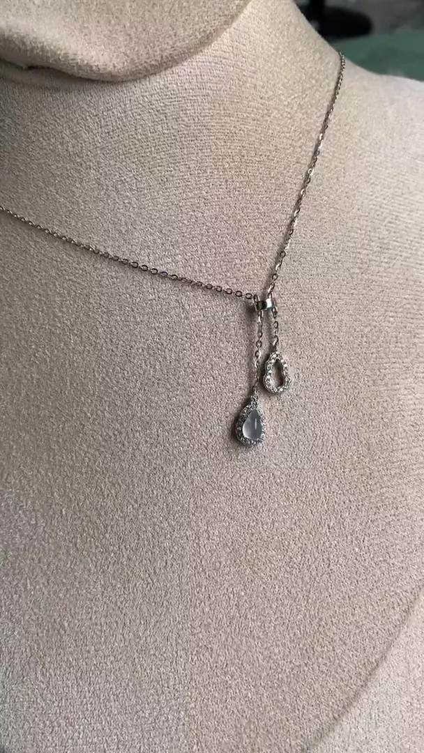 银S925镶嵌戒指翡翠项链