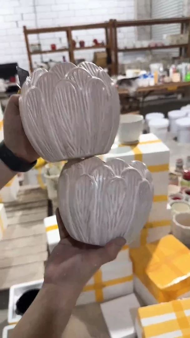 高温陶瓷花盆+E55