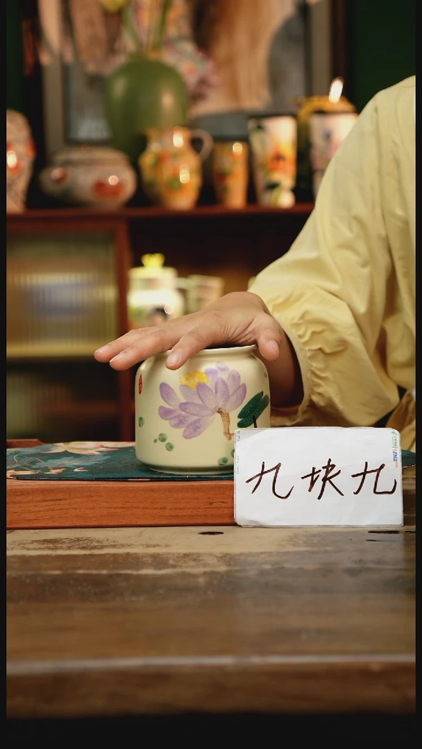 瓷片景德镇纯手工釉下彩精品茶具水杯