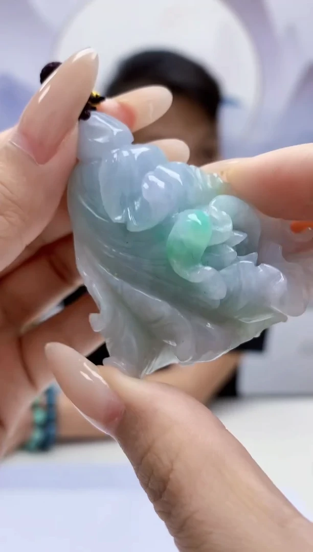 定制翡翠未镶嵌4969xx-毛货挂件21