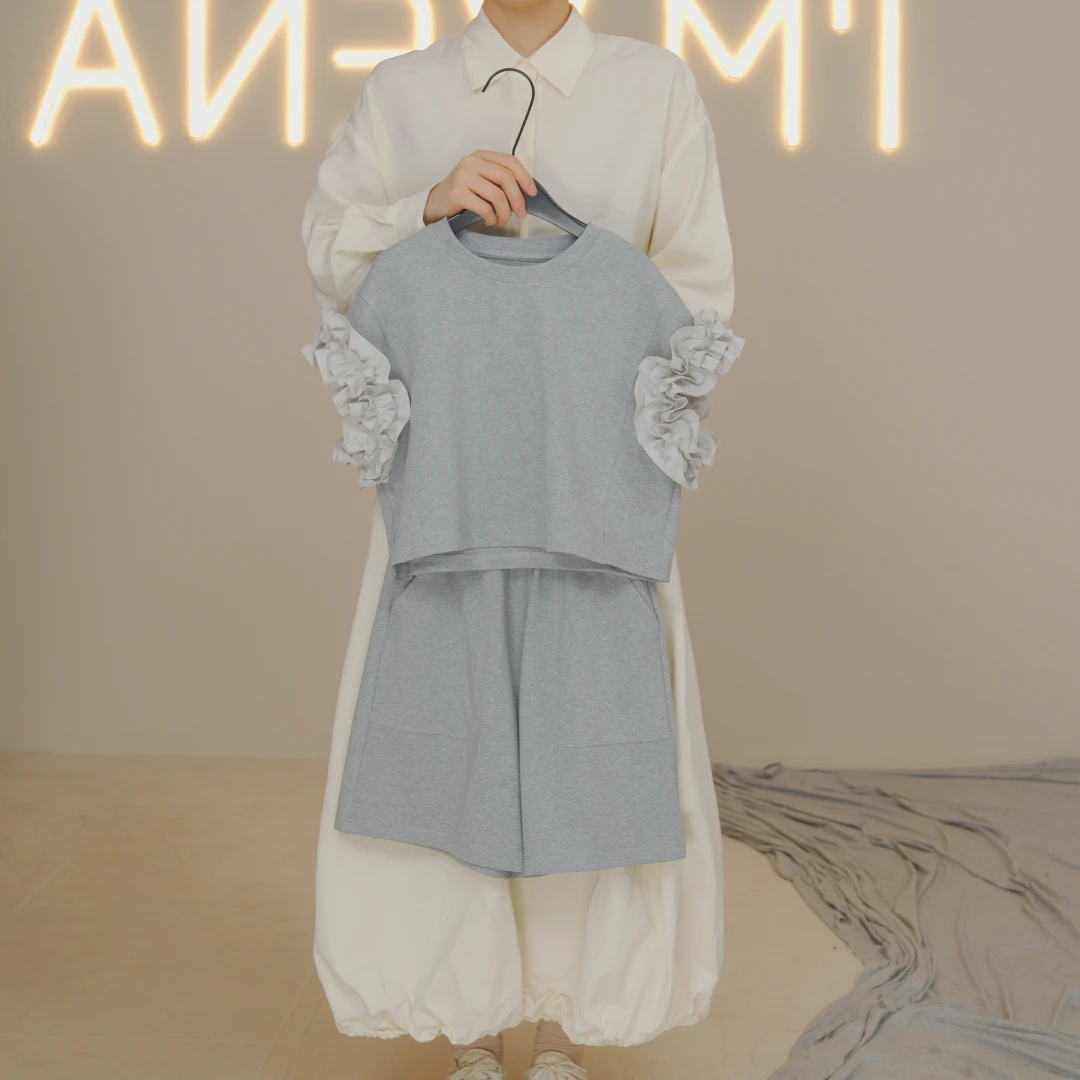 I'm Vena<原度>2025女童夏季套装裤子无袖50Z3081