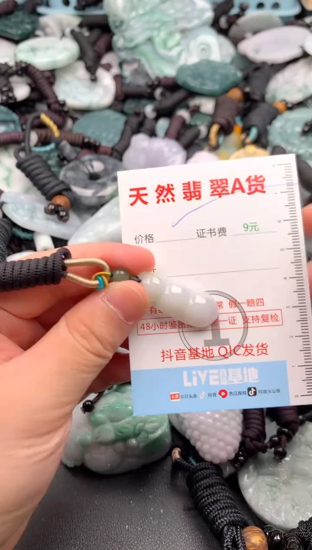 翡翠未镶嵌吊坠(不含链)1