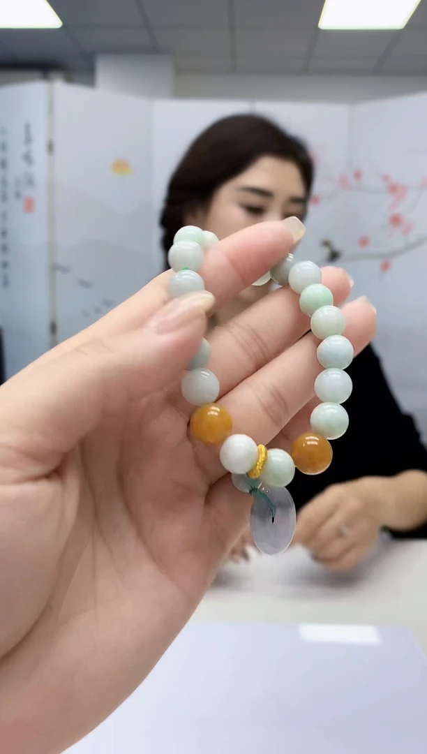 【闪购商品】翡翠颈饰未镶嵌4829lr-jj128手串