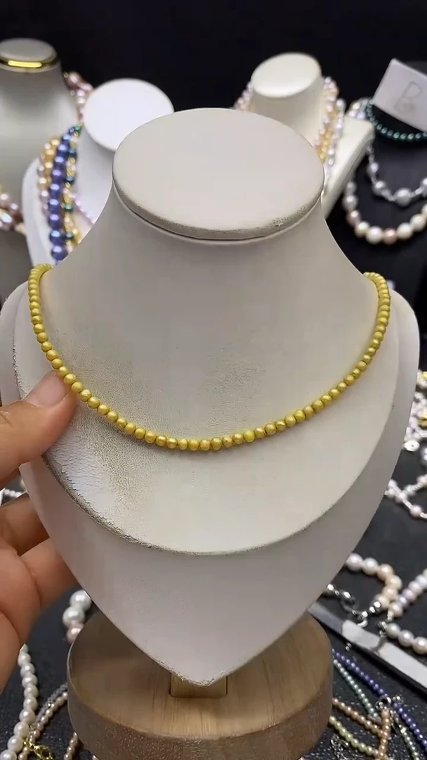 颈饰未镶嵌淡水珍珠多人