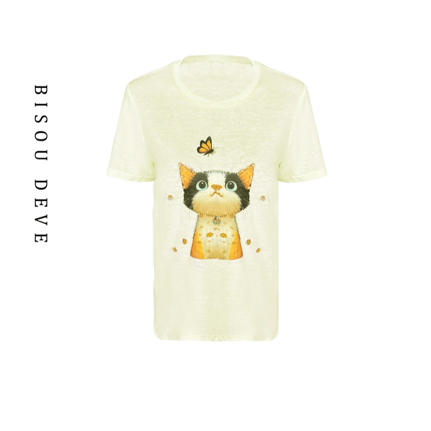 【丁姐宠粉专享】猫咪软糖T恤MV01018996