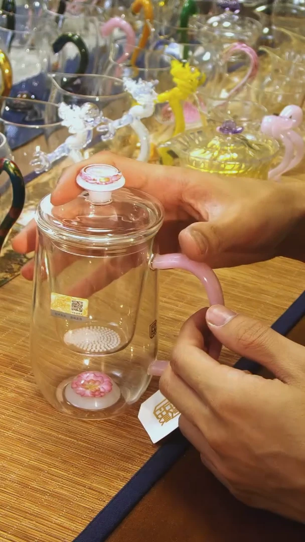 【闪购商品】优雅杯粉玛瑙粉海棠