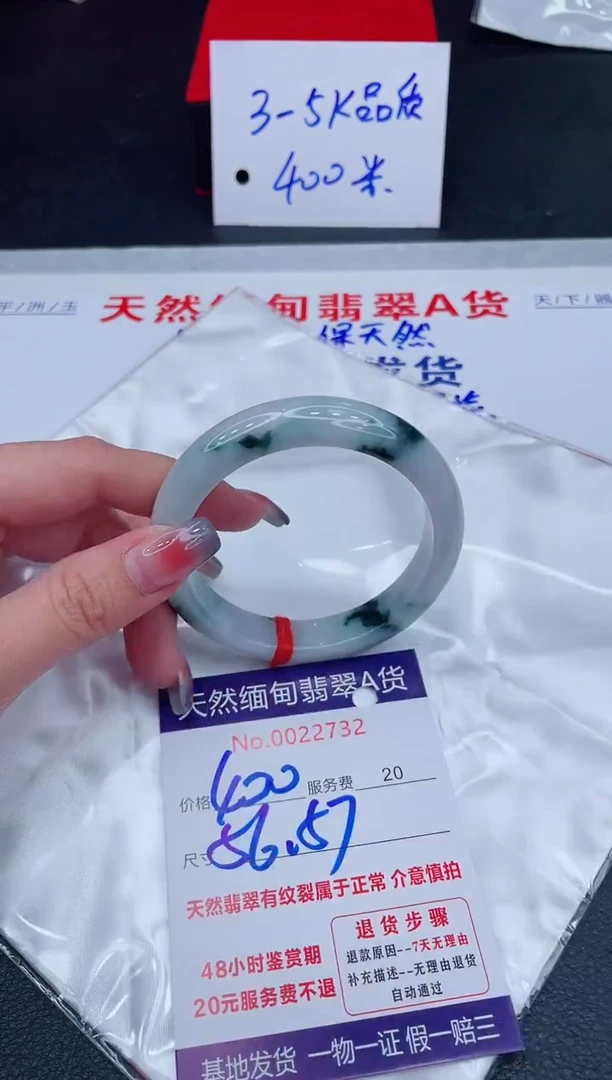 未镶嵌手镯翡翠400.00