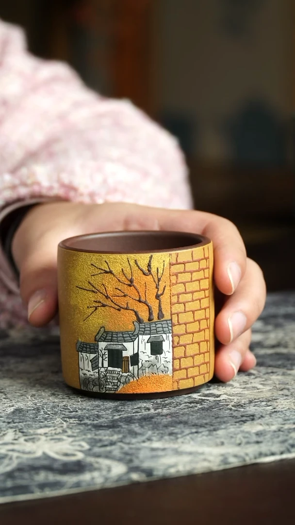 茶杯紫砂83号 特价主人杯 宜兴紫砂原矿作品