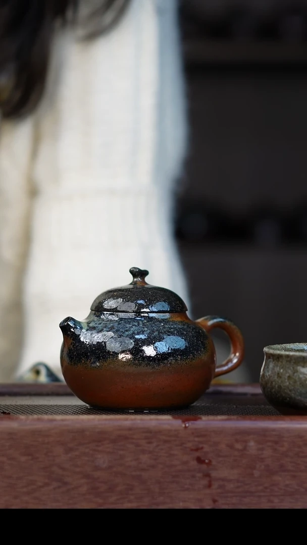 茶壶紫砂柴烧紫砂 文旦200cc