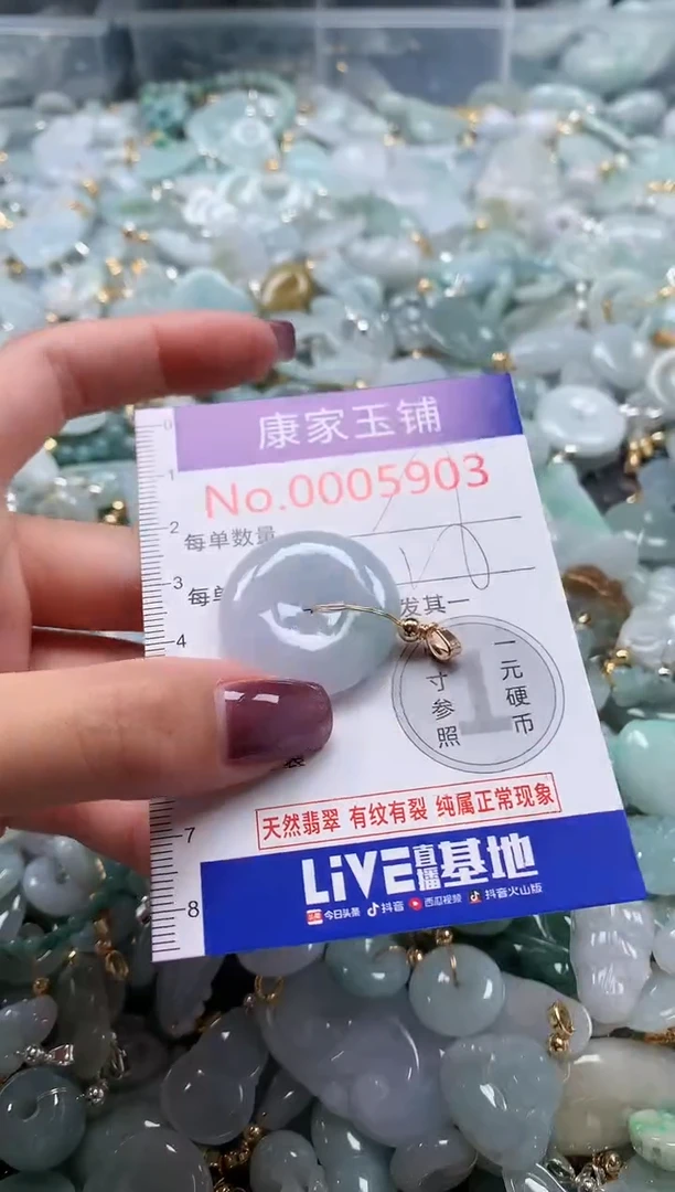 翡翠未镶嵌吊坠(不含链)5903