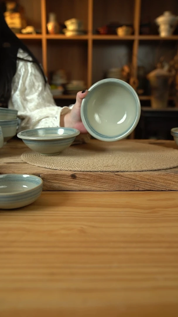 青云系列的5.5英寸帽子碗2个