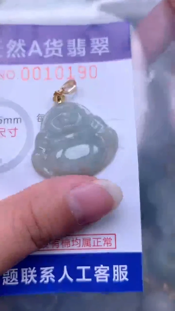 翡翠未镶嵌吊坠(不含链)1