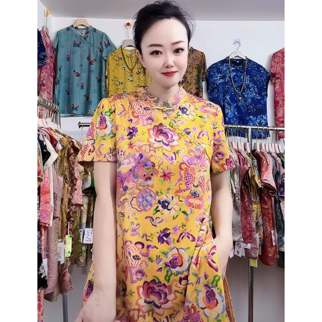 515款时尚气质夏季新中式上衣