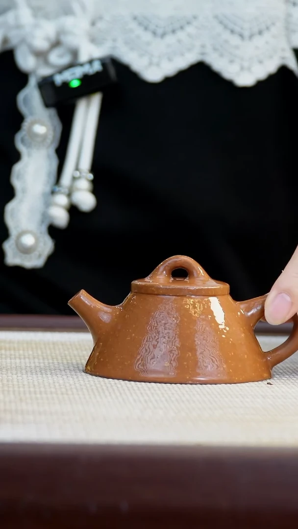 茶壶紫砂微瑕8目粗砂降坡小霸王石瓢90C