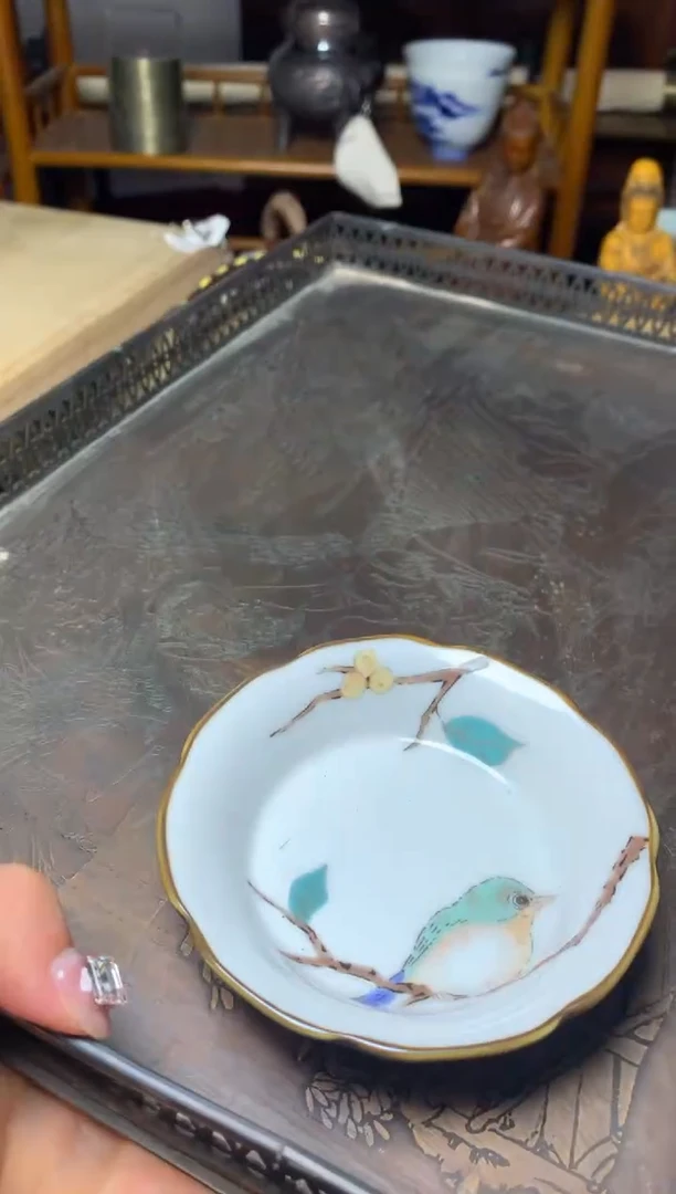 紫砂盖碗瓷器默认微瑕瓷器