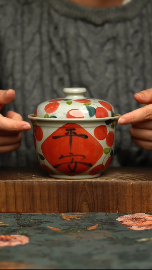 杯釉下彩手工手绘同款陶器