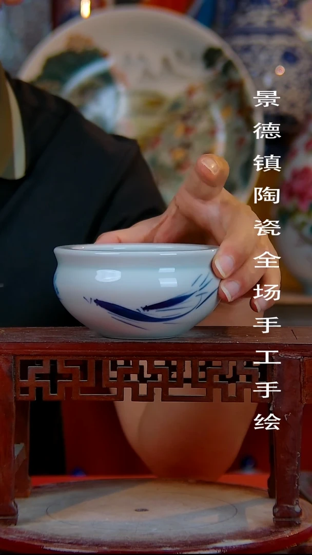 摆件景德镇陶瓷 全场手工手绘