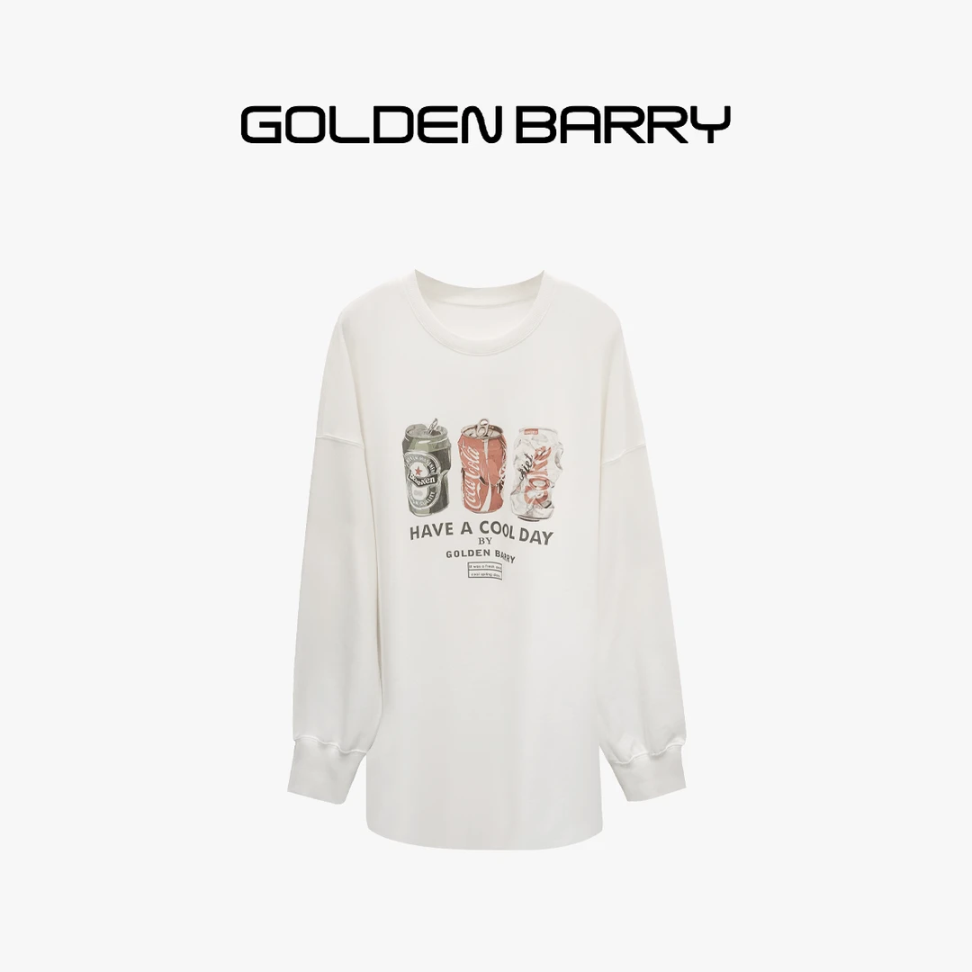 GOLDENBARRY|260182可乐印花卫衣【微瑕1】