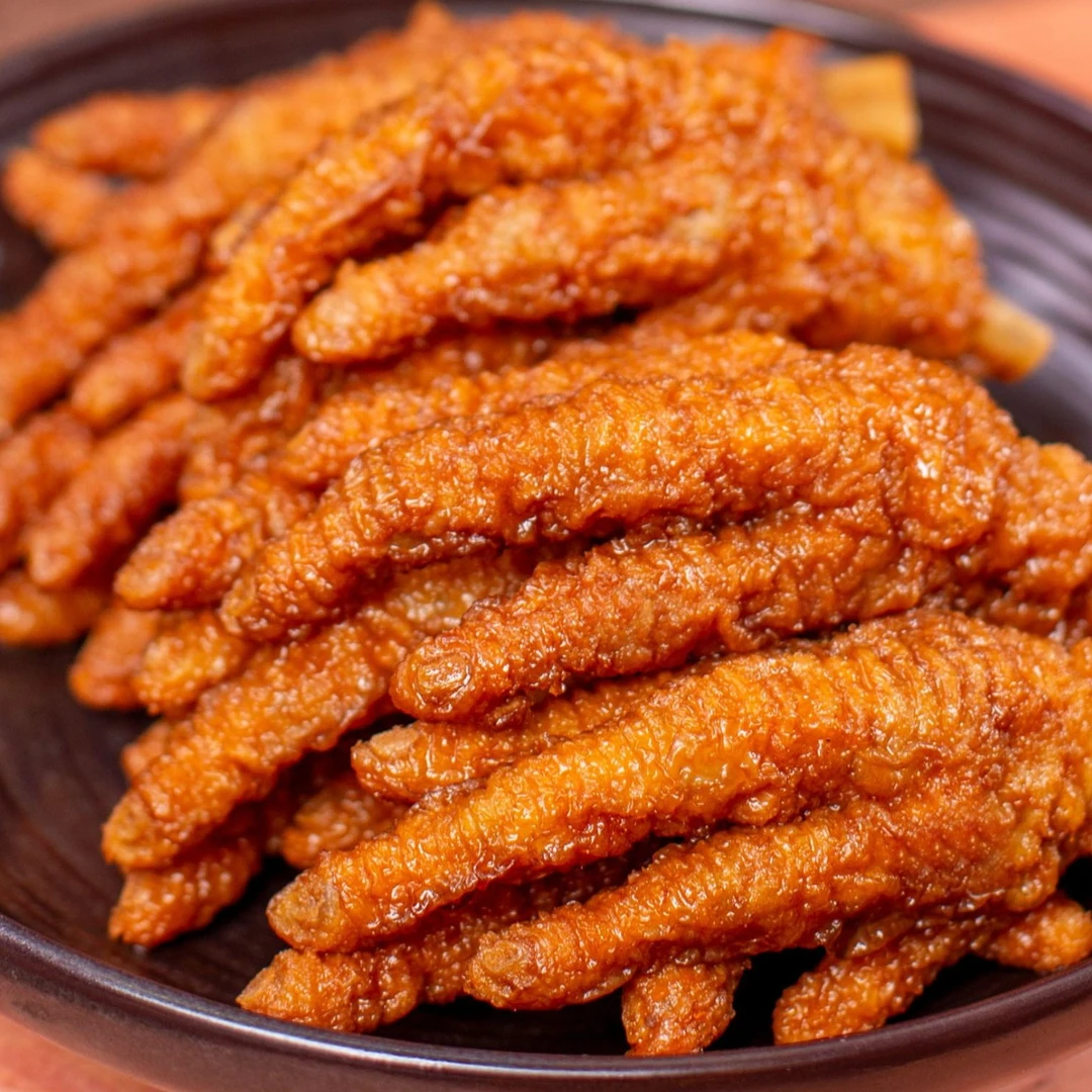 虎皮凤爪香辣夜宵充饥解馋下酒休闲卤味零食（散称）