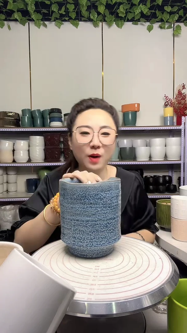 陶瓷花盆默认打孔宽高14-15.5