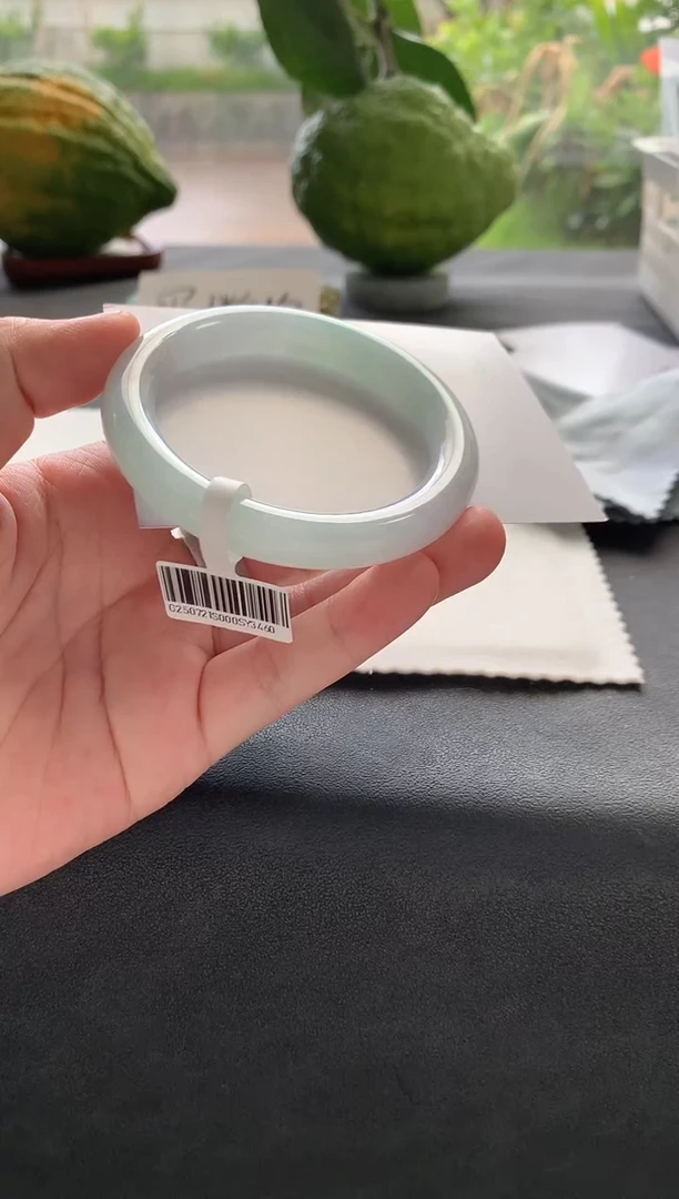 未镶嵌手镯翡翠54圆条Y3460买断