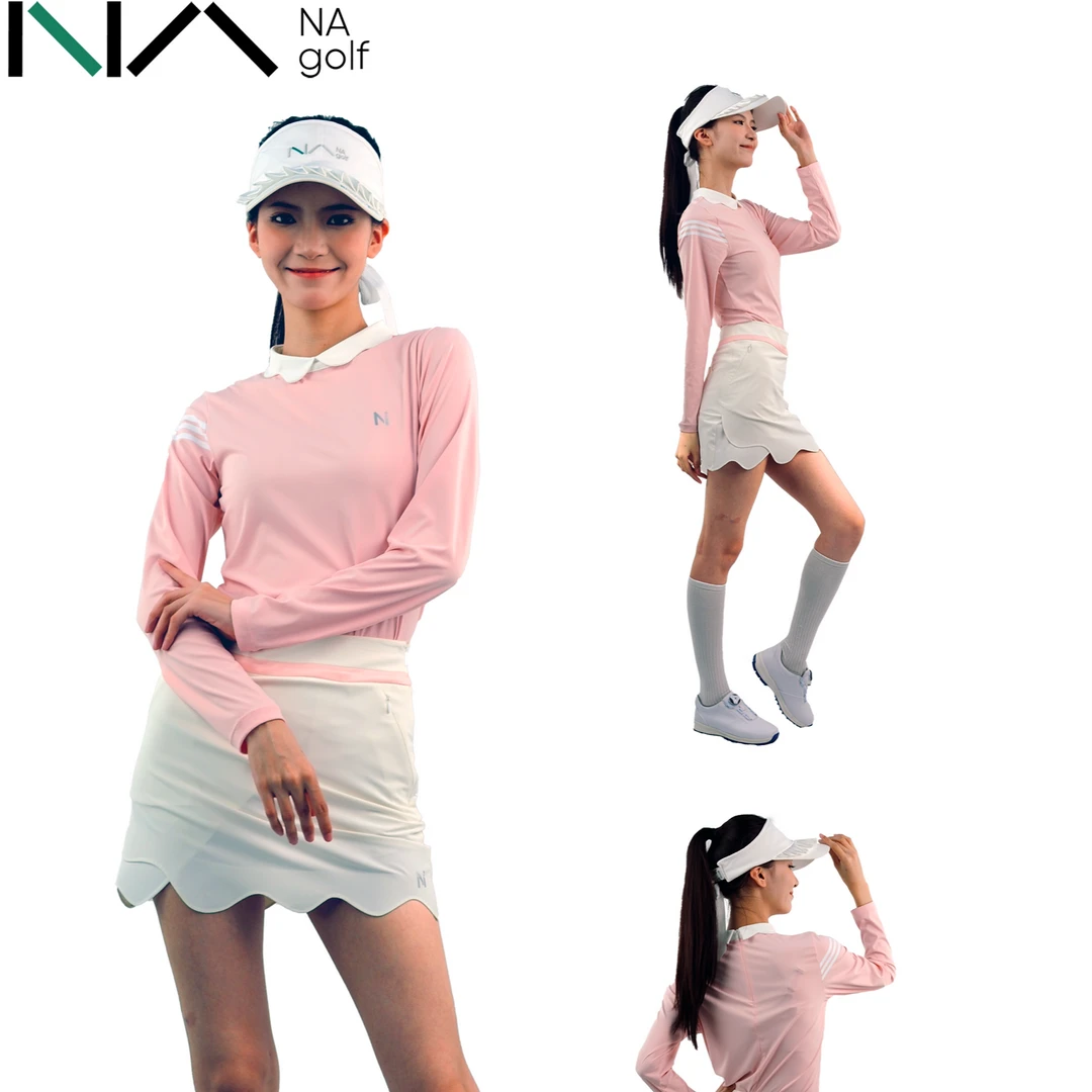NAGOLF恩爱高尔夫服装打底单穿户外修身弹力女款上衣