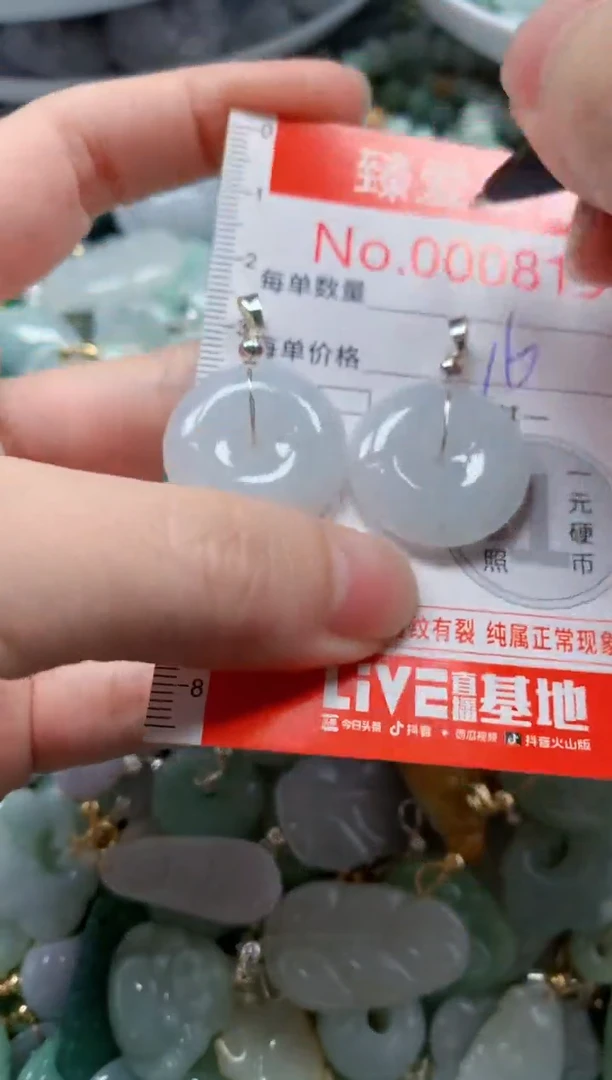 翡翠未镶嵌吊坠(不含链)8197多样性发其一
