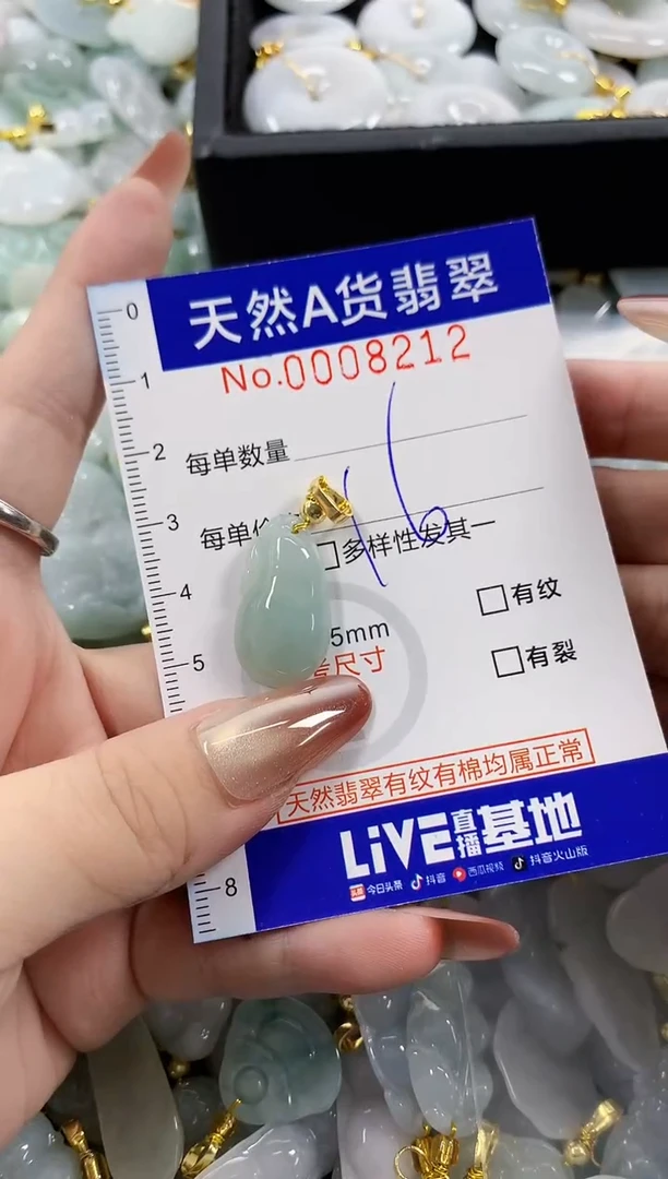 颈饰未镶嵌翡翠3**9天然A货翡翠