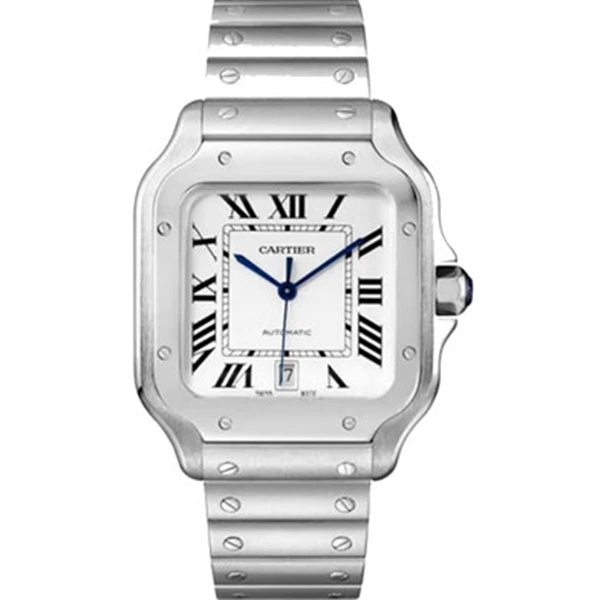 99新 Cartier/卡地亚 老佛爷/卡地亚山度士/自动/18年全套/40mm