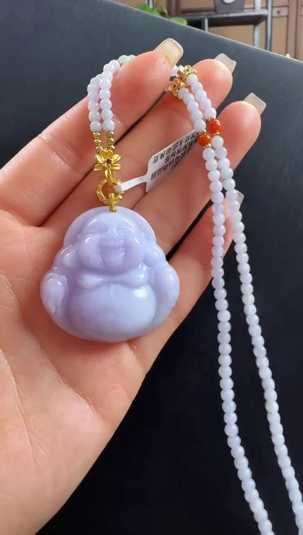颈饰未镶嵌翡翠佛公