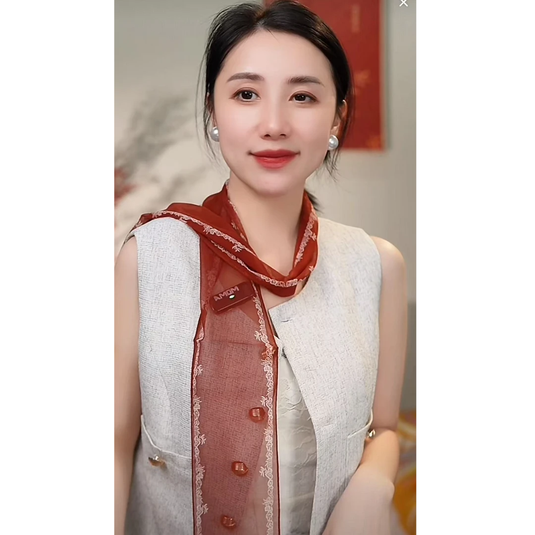 【ZPD-62】宫丽11x135cm纯100桑蚕丝乔琪斜角纱巾飘带春夏薄款