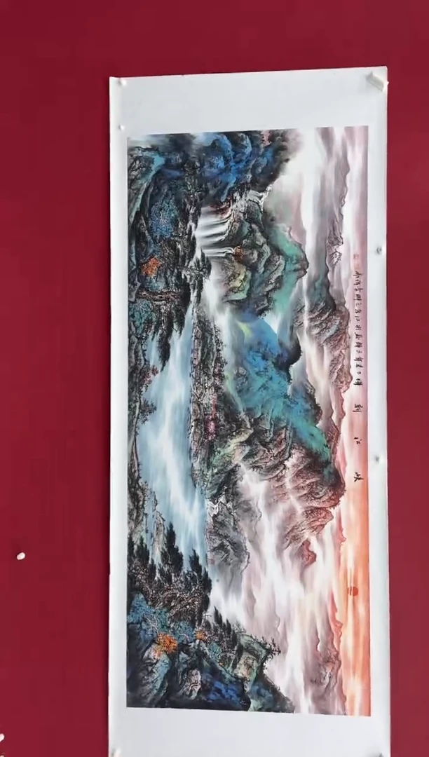 国画国画绘画山水花鸟