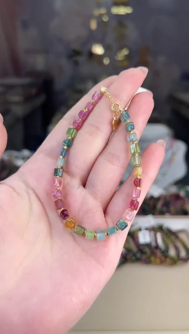 【闪购商品】碧玺/未镶嵌碧玺手链多样性发货