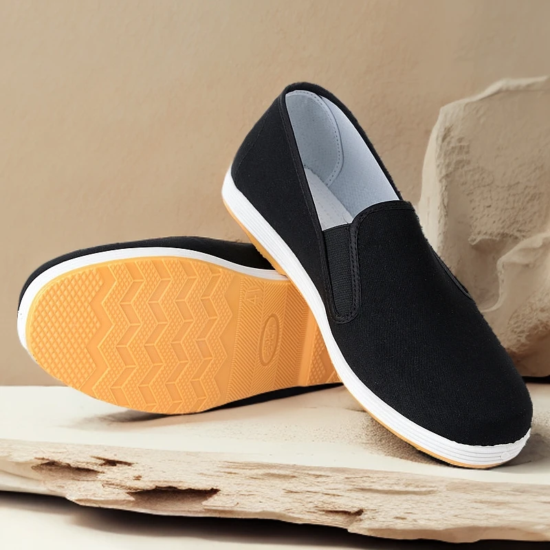 老北京布鞋男春秋休闲千层底透气防滑耐磨国潮复古布鞋休闲鞋单鞋