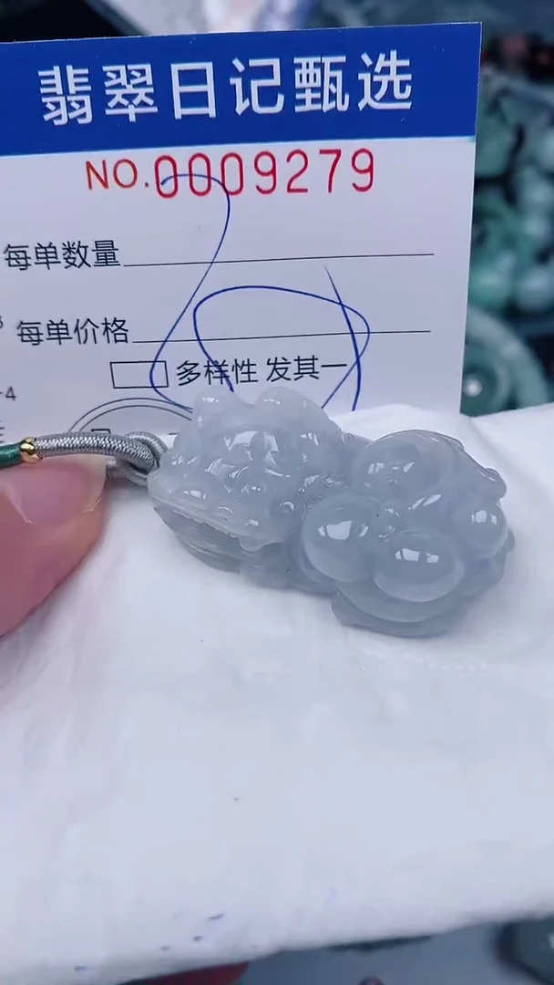 翡翠未镶嵌颈饰00009279