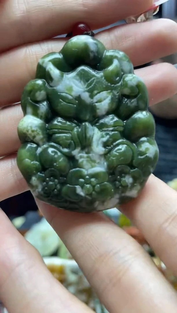 未镶嵌岫玉吊坠·多样性发货*拍一发一
