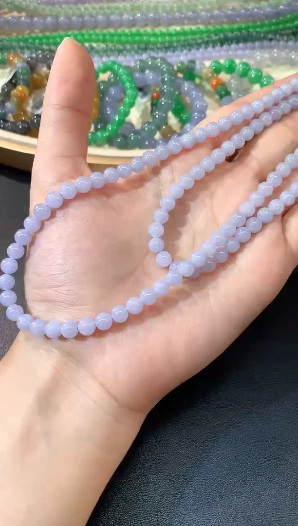 未镶嵌手串翡翠A144|多样性发其一|1680