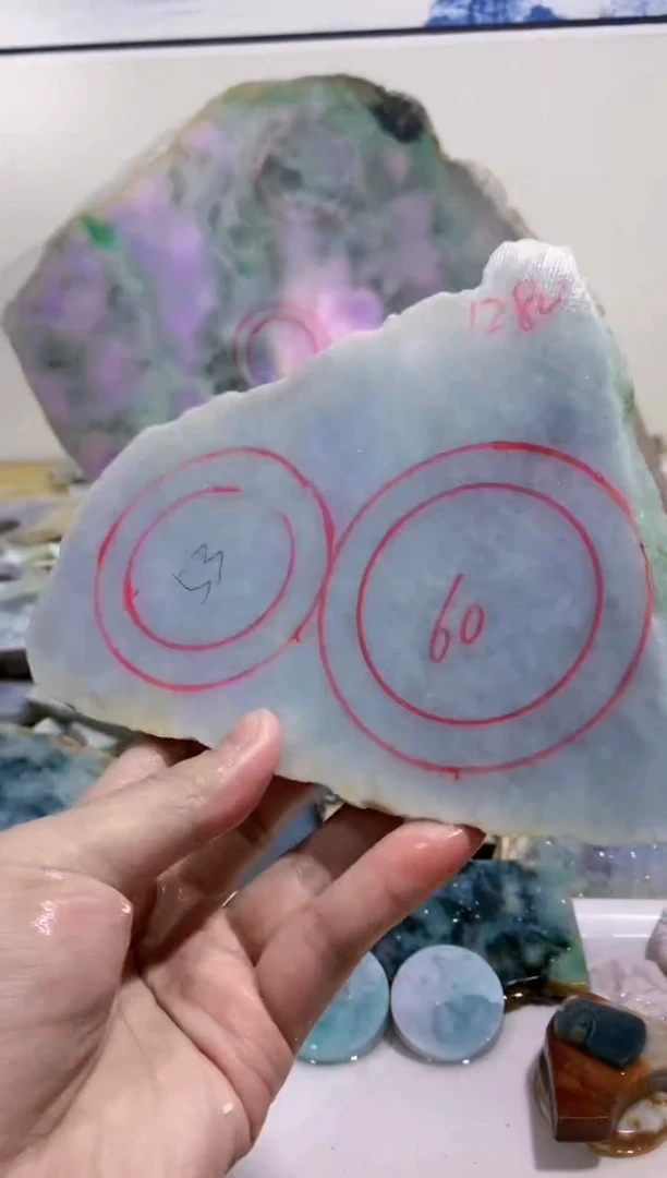 裸石翡翠0蒙0翡翠珠宝947