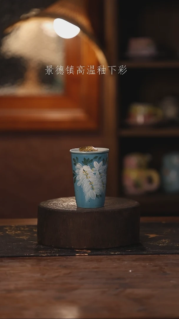 陶瓷景德镇高温釉下手绘陶瓷389